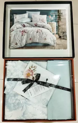 Семейный комплект постельного белья из Ранфорса