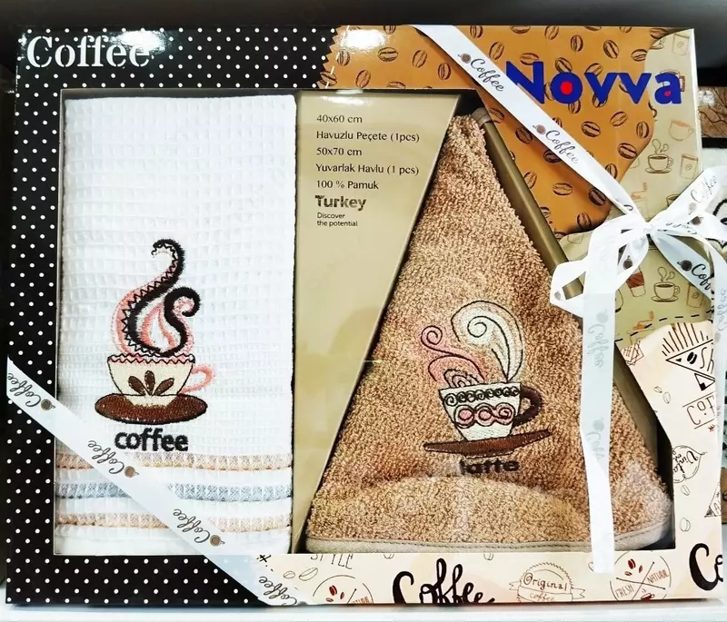 Подарочный набор салфетки и полотенца