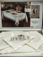 Набор скатерть и салфетки из льна