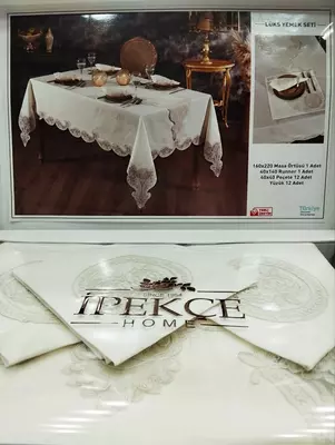 Набор скатерть и салфетки из льна - 620 000 сум / шт.