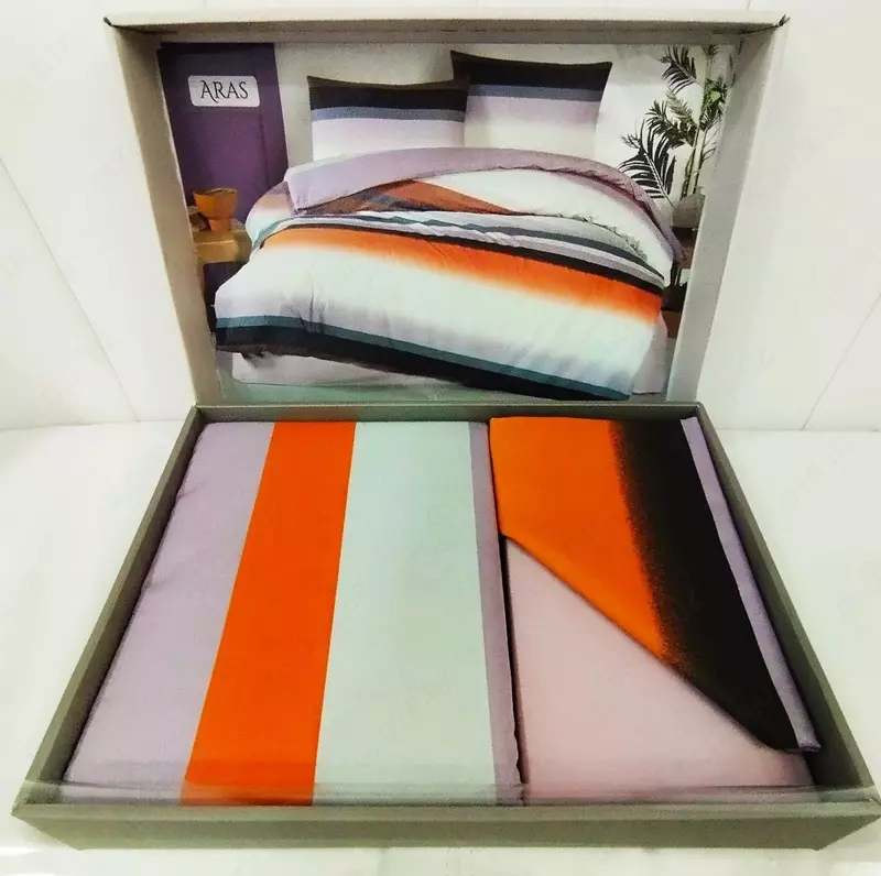 Комплект постельного белья односпальный из Ранфорса