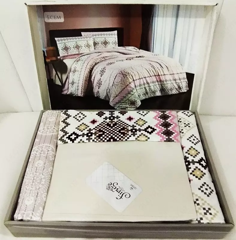 Комплект постельного белья односпальный из Ранфорса