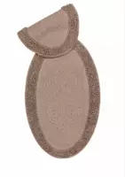 Набор ковриков для ванной и туалета (овальный) Только в розницу