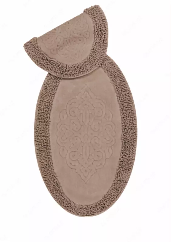 Набор ковриков для ванной и туалета (овальный) Только в розницу