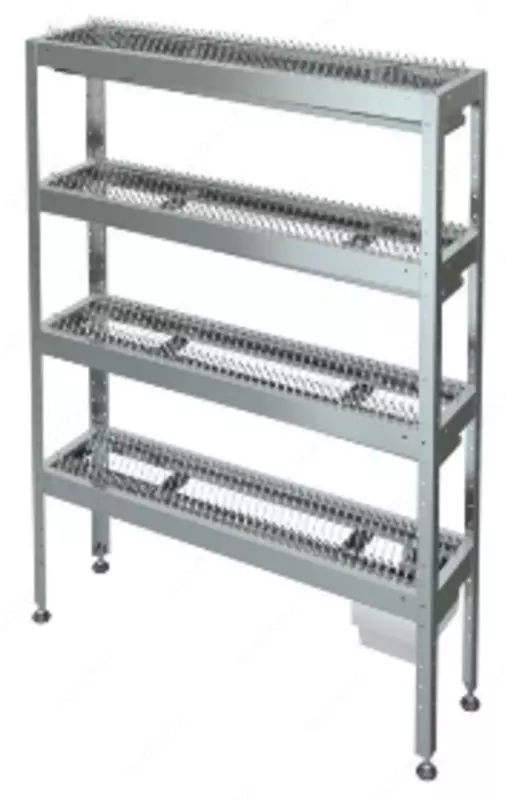 Stelaj idish-tovoq tokchasi