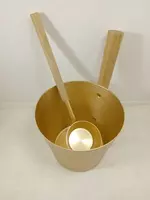 Ведро алюминовое PROLUX для сауны 4л Только в розницу