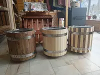 Обливное устройство из никеля для бани.