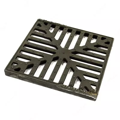 РЕШЕТКА ЧУГУННАЯ BASIC СНЕЖИНКА К ДОЖДЕПРИЕМНИКУ 280X280