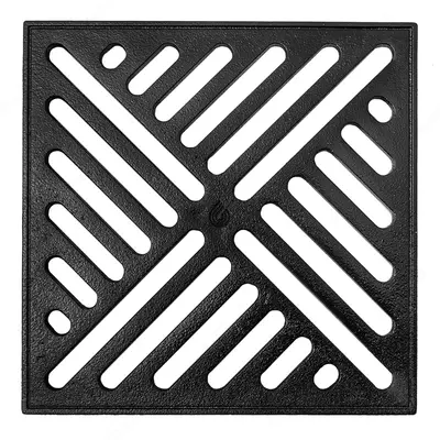 РЕШЕТКА ЧУГУННАЯ BASIC СНЕЖИНКА К ДОЖДЕПРИЕМНИКУ 280X280