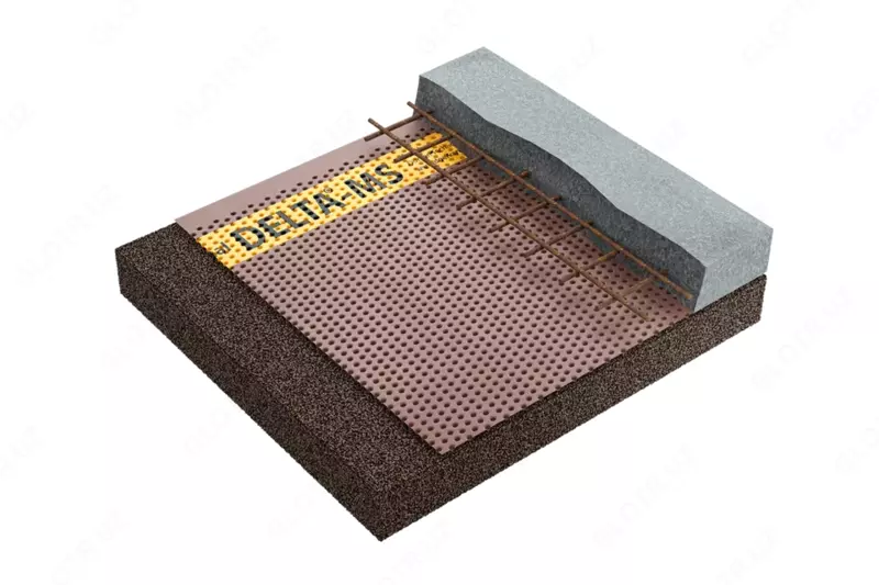 Дренажная мембрана Delta-NP drain TexnoDAT