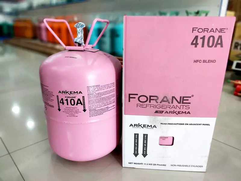 Forane R11 Фреон R-410А Arkema Forane Франция баллон 11 3 кг очень высокого ...