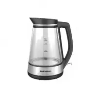 Электрический чайник 1.8 л. "Shivaki" KE-5816B (Стеклянный) Черный/Серебристый - 311 044 сум