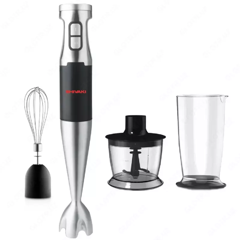 Погружной блендер Shivaki HB-6700  1200 Вт (Черный/Серебристый)