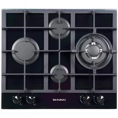 Газовая варочная поверхность "Shivaki" G22-260 (Черная)