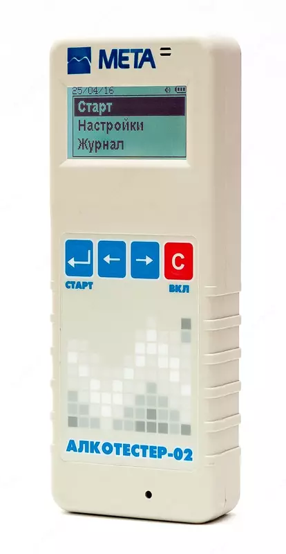 Электрохимический анализатор алкоголя АЛКОТЕСТЕР-02 - 5 900 000 сум