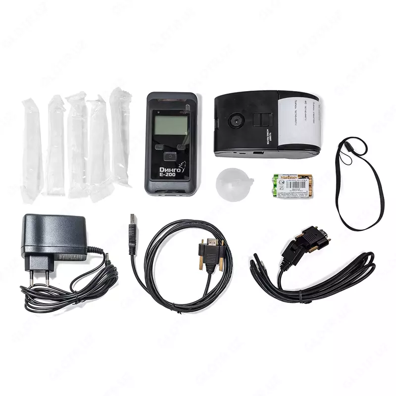 Анализатор концентрации паров этанола в выдыхаемом воздухе Динго Е-200 (В) с принтером - META-ATD