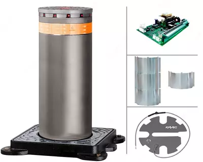 Цена по запросу Выдвижной блокиратор для контроля доступа (дорожный) "FAAC" J275 на V2 Н600 INOX