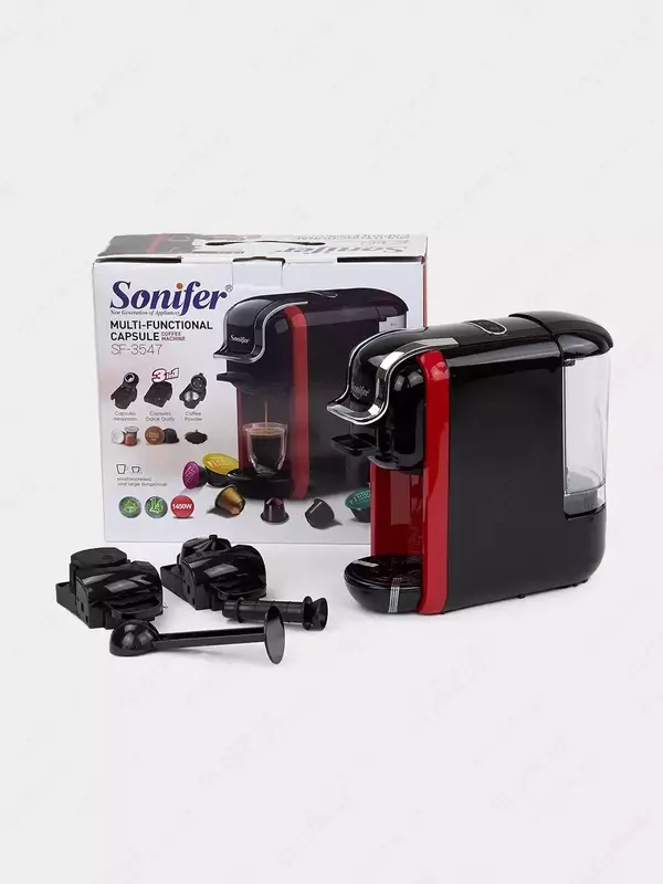Капсульная кофемашина 3 в 1 Sonifer SF-3547 новая с гарантией и доставкой.