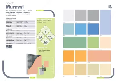 Настенный линолеум Grabo Muravyl - от 165 000 сум / кв.м