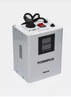 Cтабилизатор напряжения релейный POWERPLUS 500ВА (500W): ГАРАНТИЯ - 1 год