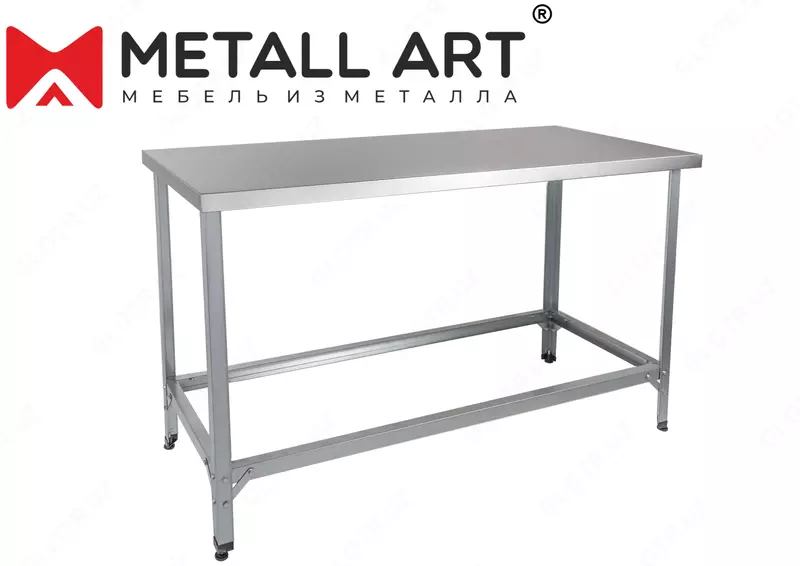 Стол из нержавеющей стали островной