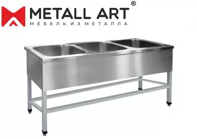 Мойка нержавеющая 3 секционная