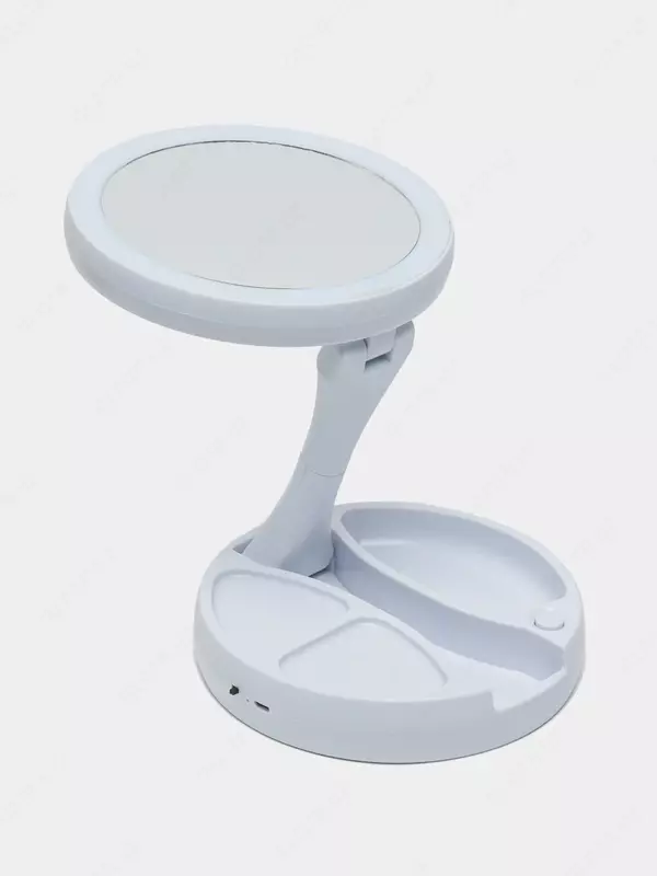 Косметическое Зеркало круглое с подсветкой настольное для макияжа - 150 000 сум