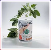 Металлическая копилка доллар - предназначена для сбора денег для детей и взрослых - 81 000 сум