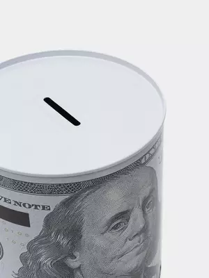 Металлическая копилка доллар - предназначена для сбора денег для детей и взрослых Boxing Day