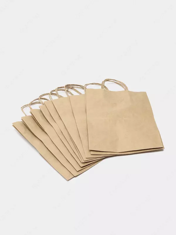 Крафт пакет упаковка бумажный пакет Флексопечать бумажной продукции GOLDENFLEX