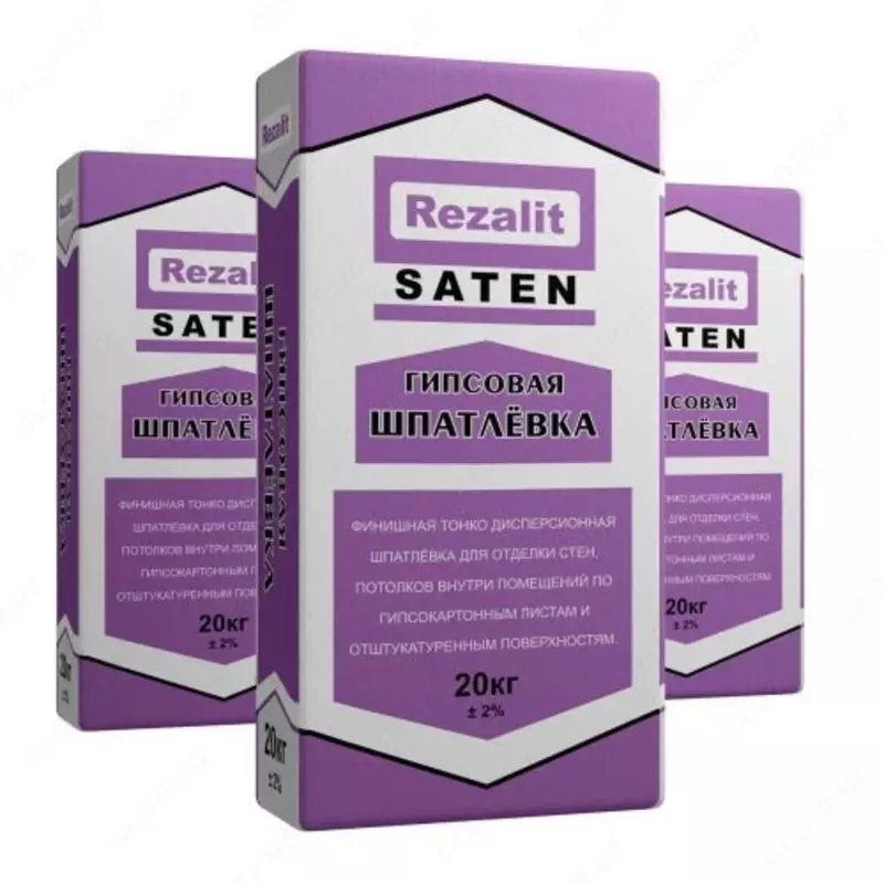 «SATEN» гипсовая шпатлёвка финишная 20кг