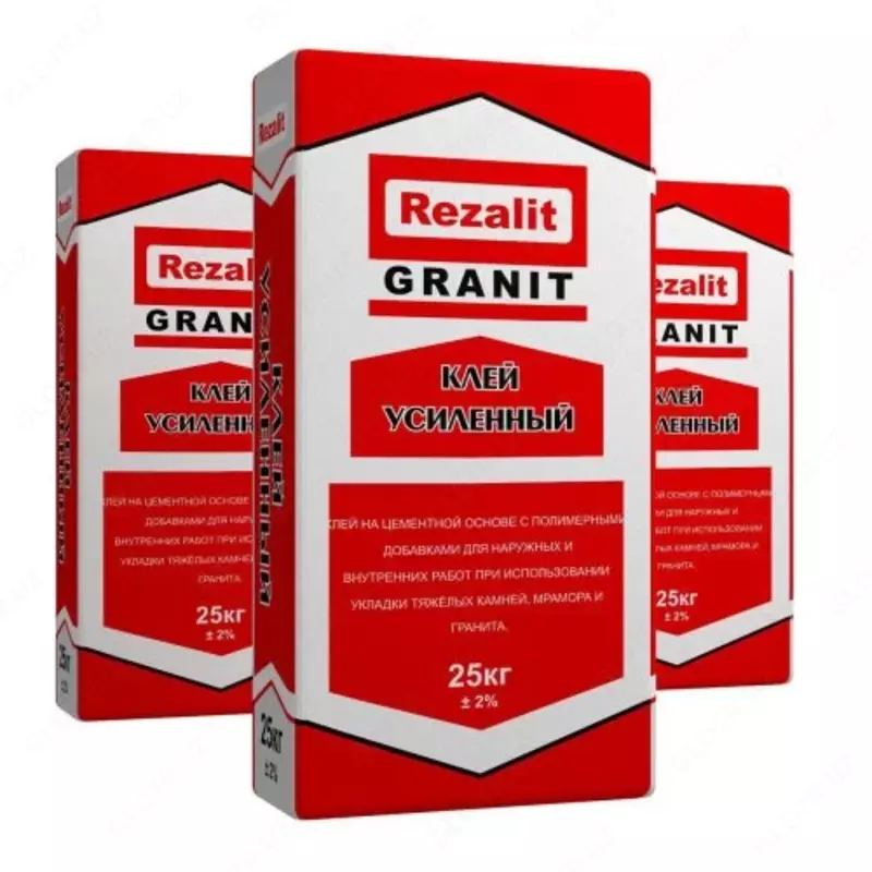 «GRANIT» Клей усиленный (серый) 25 кг