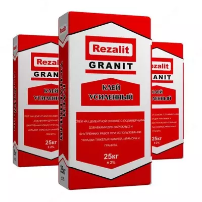 «GRANIT» Клей усиленный (серый) 25 кг