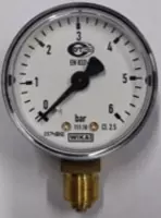 Манометр WIKA с трубкой Бурдона