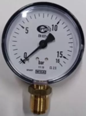 Манометр WIKA с трубкой Бурдона