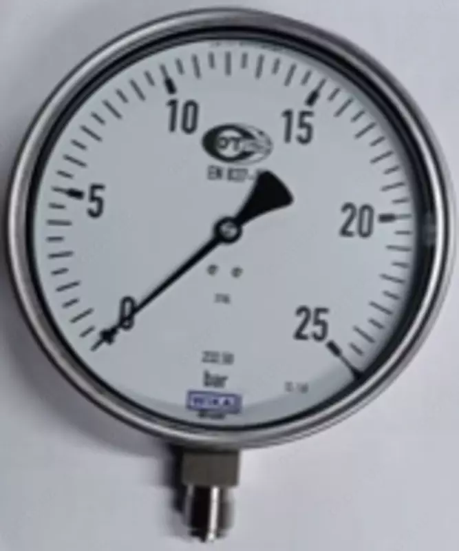 Манометр WIKA с трубкой Бурдона