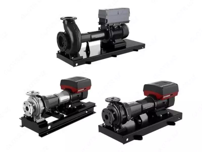 "NKE" Одноступенчатый насос с торцевым всасыванием и удлиненной муфтой Grundfos