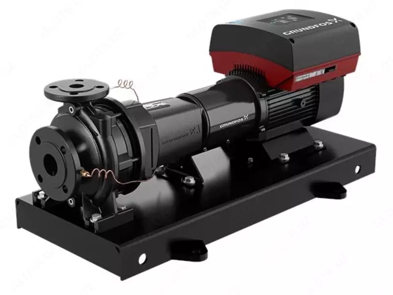 "NKE 2000" Одноступенчатый насос с торцевым всасыванием и удлиненной муфтой Grundfos