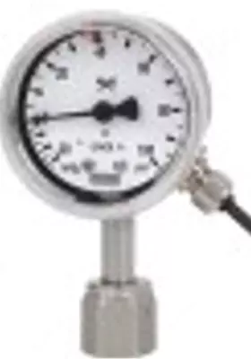 Bourdon naychasidan wika 230.15-851 kommutatsiya pinlari bilan manometr