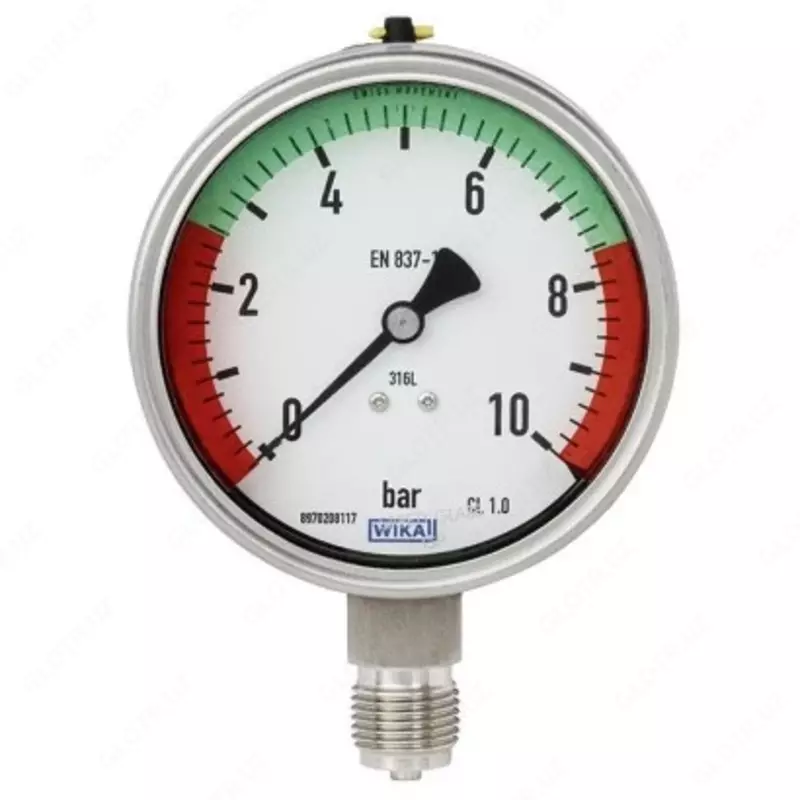 Модель 910.33 Набор клеевых этикеток для красных и зеленых круглых дуг WIKA