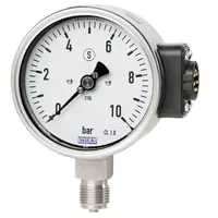 Модель ПГТ23.063 Манометр с трубкой Бурдона с выходным сигналом WIKA