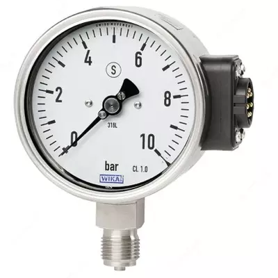 Модель ПГТ23.063 Манометр с трубкой Бурдона с выходным сигналом WIKA