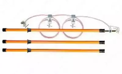 Заземление переносное подстанционное ЗПП-15-3/3-35 с тремя штангами