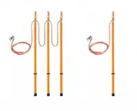 Заземление переносное линейное однофазное ЗПЛ-10-1/1-35 (фазный зажим прищепка)