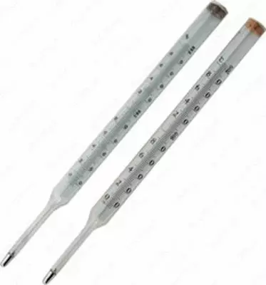 TTP simob termometrlari; TTMP; TTU; TTMU; -35 dan 450 ° C gacha