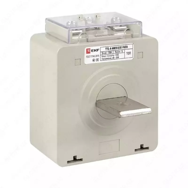 Трансформатор тока ТТЕ-A-600/5А с клеммой напряжения класс точности 0.5S EKF PROxima - от 354 000 сум