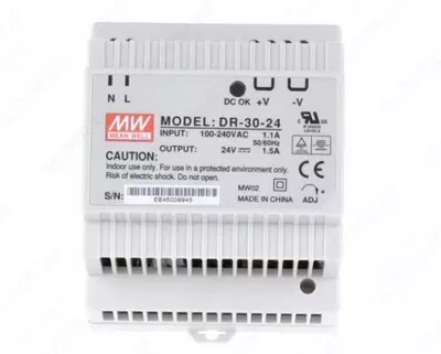 Блок питания импульсный MEAN WELL DR-30-24 - 329 000 сум / шт.