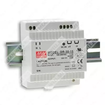 329 000 сум / шт. Блок питания импульсный MEAN WELL DR-30-24
