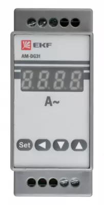 Амперметр AD-G31 цифровой на DIN однофазный EKF PROxima без поверки - от 1 200 000 сум / шт.
