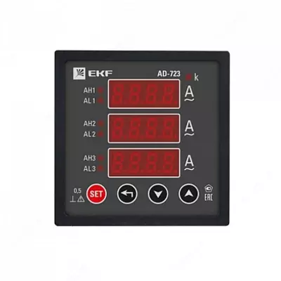 Ammetre ad-963 raqamli panel (96x96) uch fazali EKF PROxima - 2 200 000 so'm / donadan